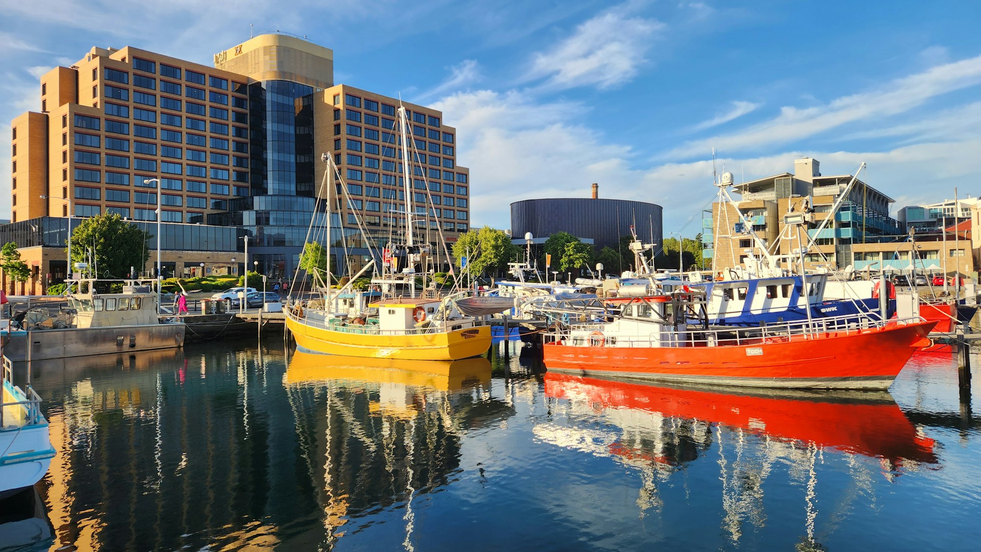 Hobart waterfront with Salamanca Place